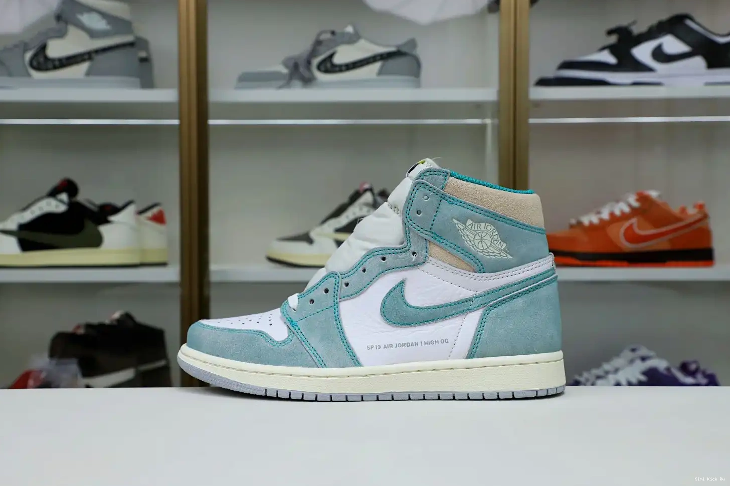 RETRO JORDAN AIR OG 'TURBO Kimikick GREEN' HIGH 1 0818